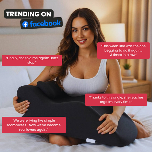 Cojín íntimo ergonómico para una posición perfecta 